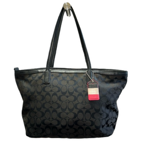 Coach Signature Legacy Duffle, Black, EUC, NCO, 17.5x10